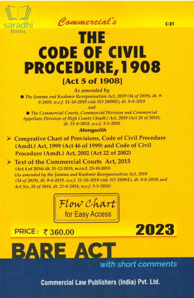 The Code of Civil Procedure, 1908 | Bare Act 2023