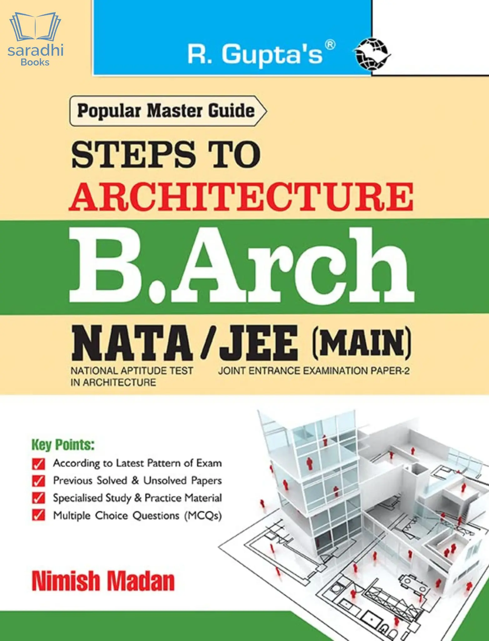 Steps to Architecture B Arch | NATA/JEE (Main) Exam Guide | R Gupta's