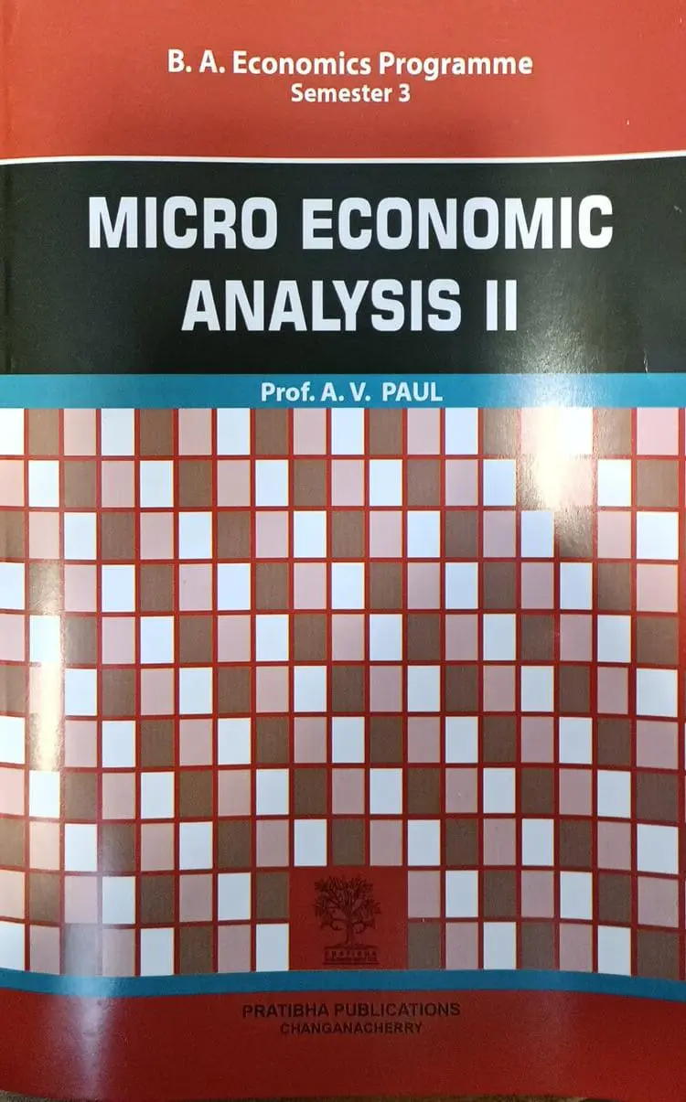 Micro Economic Analysis II BA Economics Semester 3 MG University