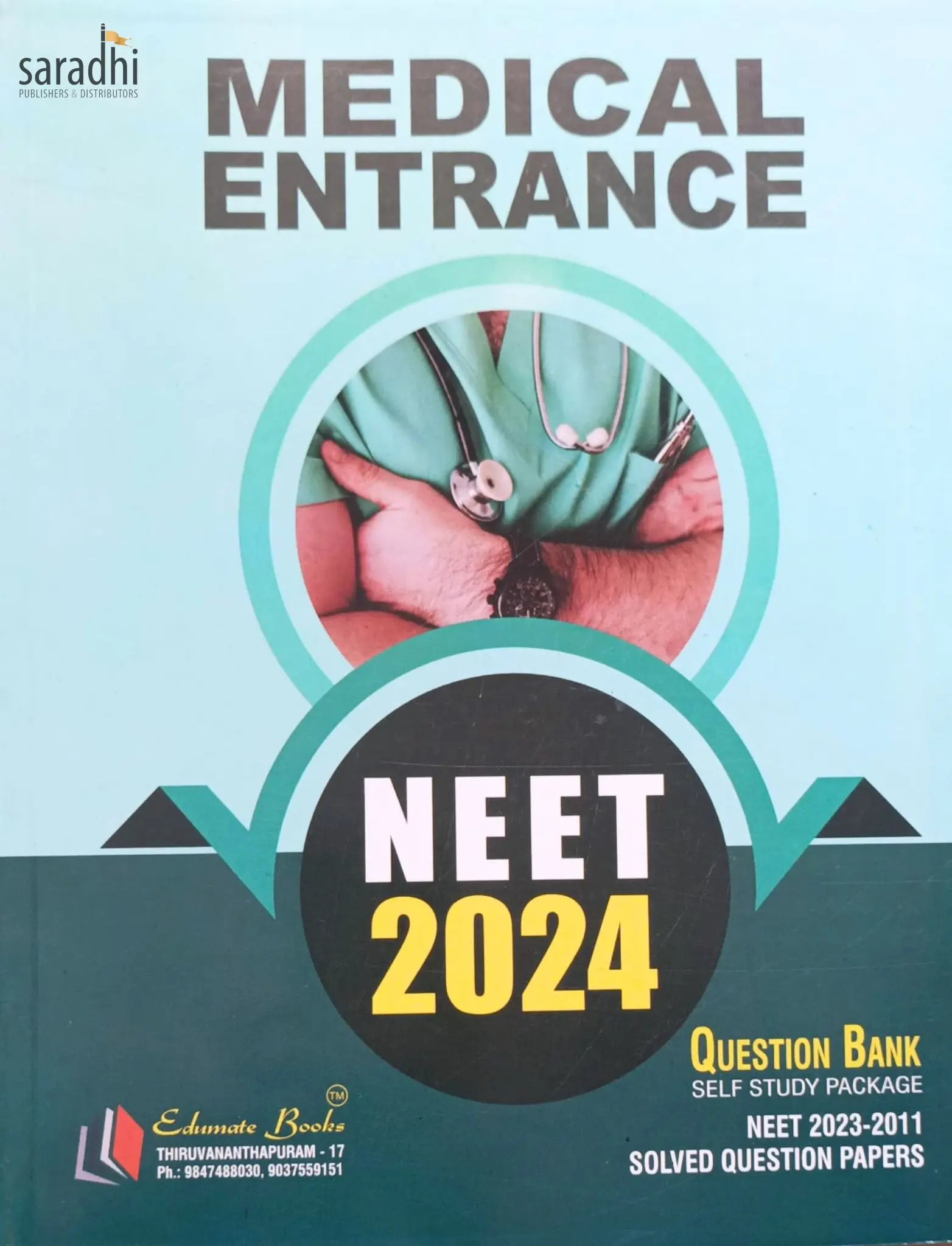Medical Entrance Question Bank | NEET 2024 | NEET 2023-2011 Solved Question Papers | Edumate Books