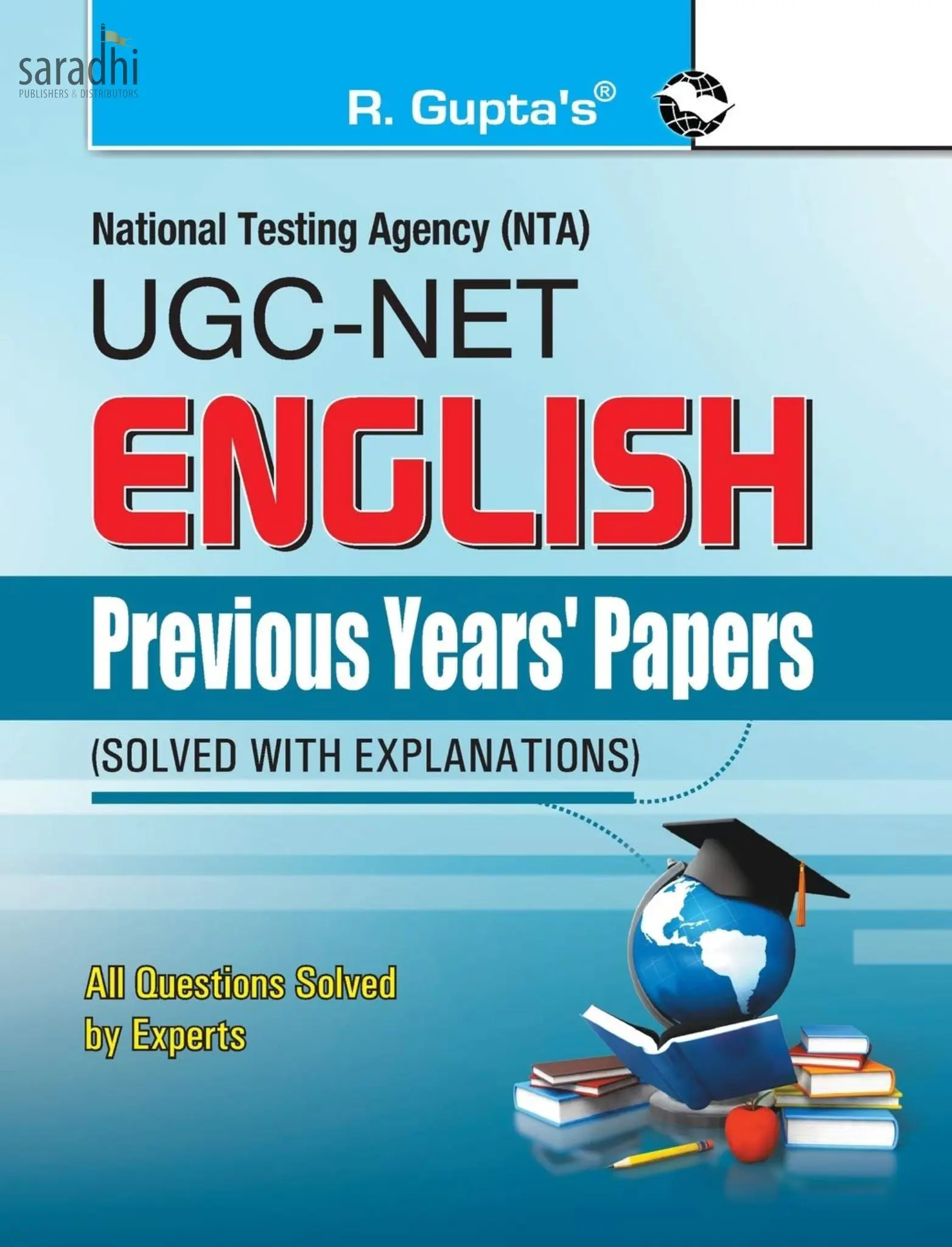 NTA-UGC-NET/JRF: English (Paper I & Paper II) Previous Years' Papers (Solved) | R Gupta's