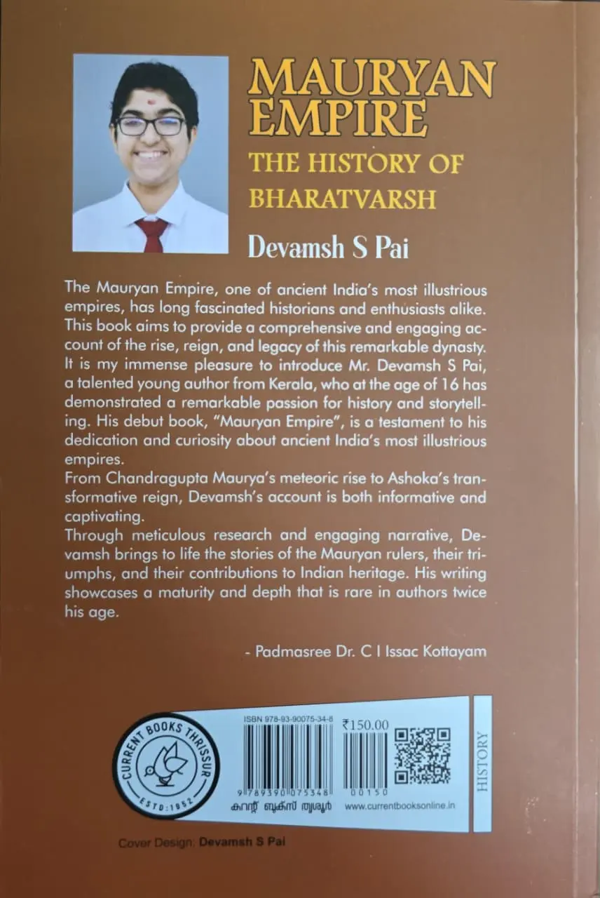 Mauryan Empire | The History of Bharatvarsh | Devamsh S Pai