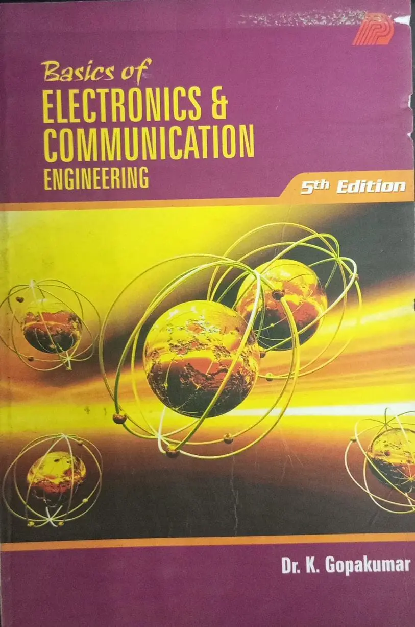 BASICS OF ELECTRONICSAND COMMUNICATION ENGINEERING | 5TH EDITION | OLD STOCK BOOK |