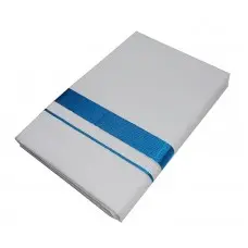 Kerala White Dhoti-100 % Cotton (Double Mundu)