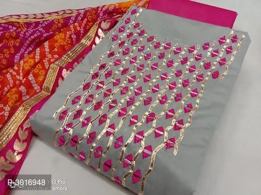 Embroidery Dress Material with Dupatta