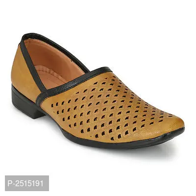 Synthetic Leather Tan Sandals