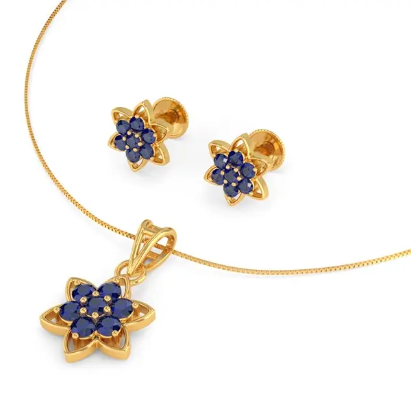 Precious Pendant Set(22Kt Purity) From Ratna Collection