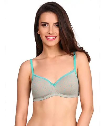 Jockey Turquoise Non-Wired Soft Cup Padded Bra