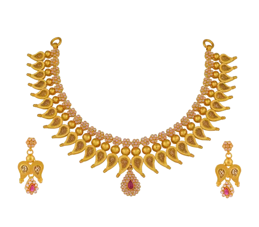 Gold Necklace Set