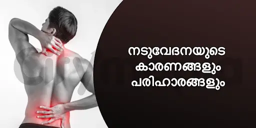 നടുവേദനയുടെ കാരണങ്ങളും പരിഹാരങ്ങളും