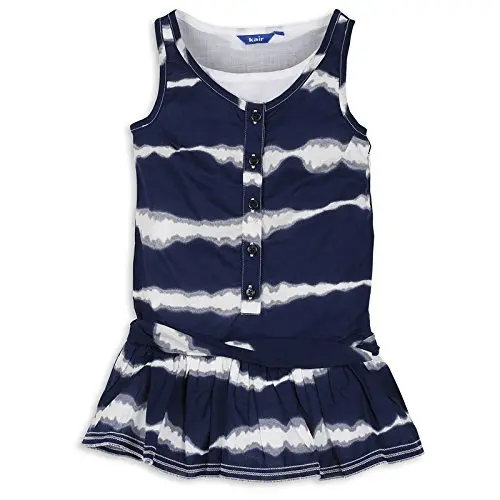 Kair Girl's Navy Color Frock