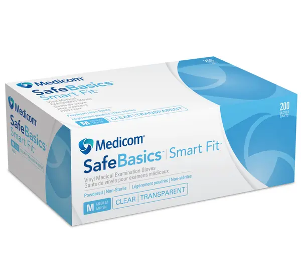 SAFEBASICS™ SMART FIT™ VINYL POWDER FREE GLOVES