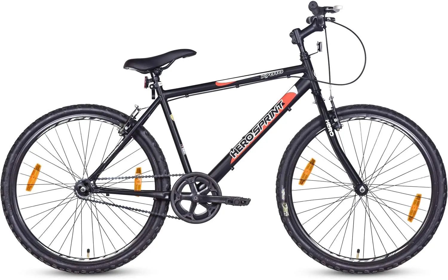 Hero Kyoto 26T Single Speed Cycle (Black)