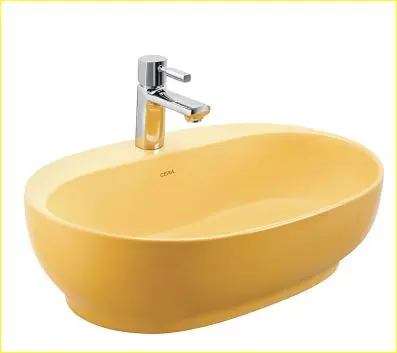 CAFE SILK YELLOW WASH BASIN