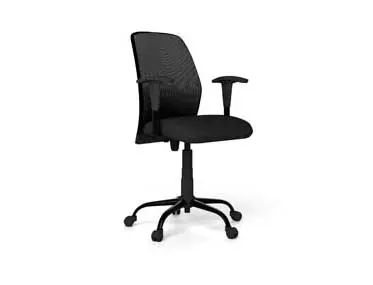 GODREJ POISE CHAIR (LEATHERETTE, BLACK)