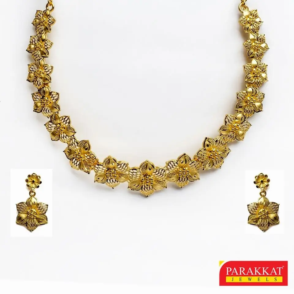  One Gram 24 carat Necklace set