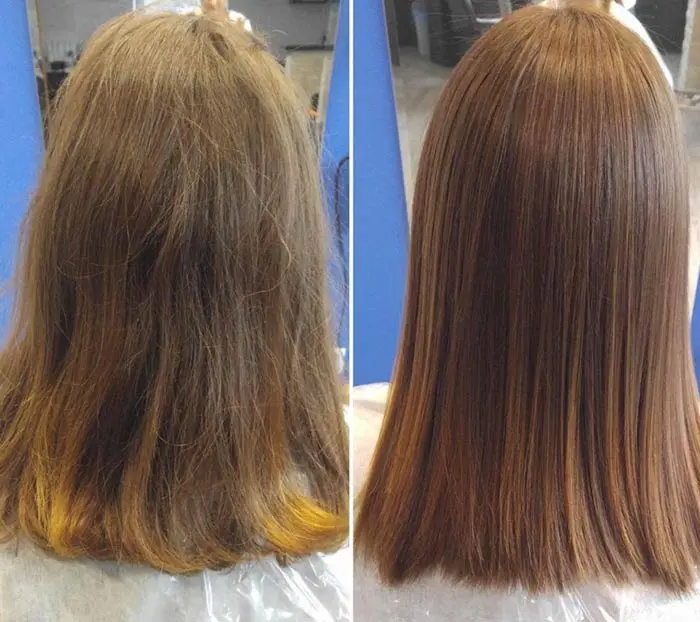HAIR STRAIGHTING AND SMOOTHENING