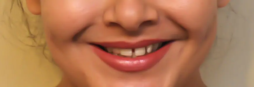 Gaps between Teeth correction