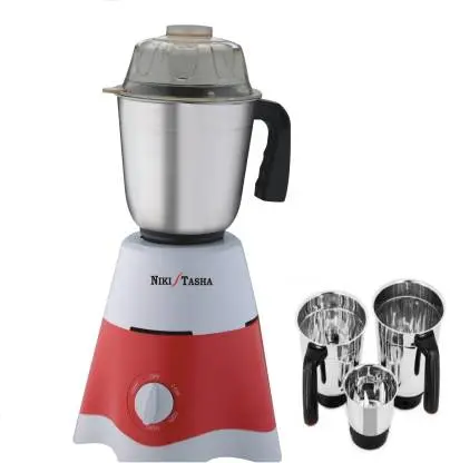 Nikitasha N-1 500-Watt Mixer Grinder with 3 Jars