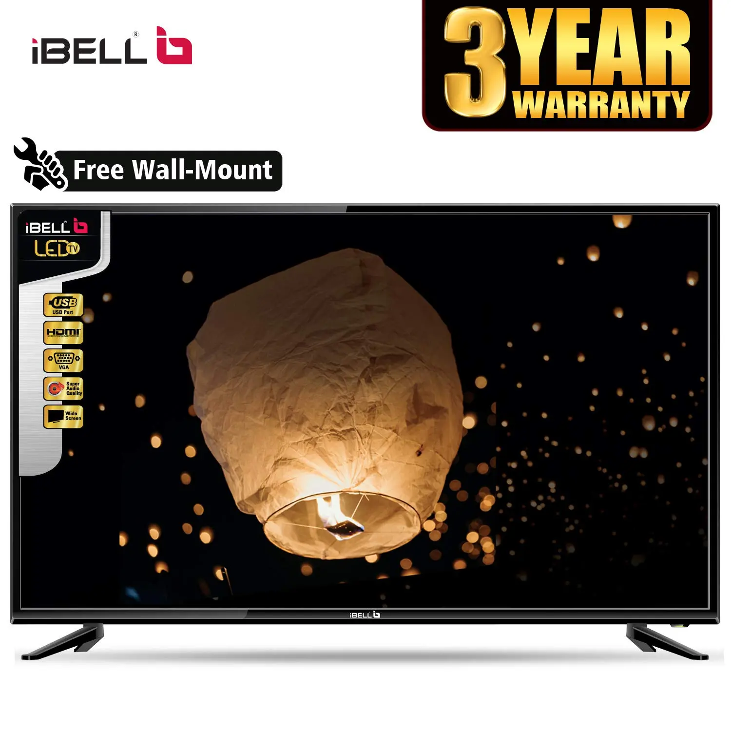 iBELL 80 cm (32 Inches) HD Ready LED TV