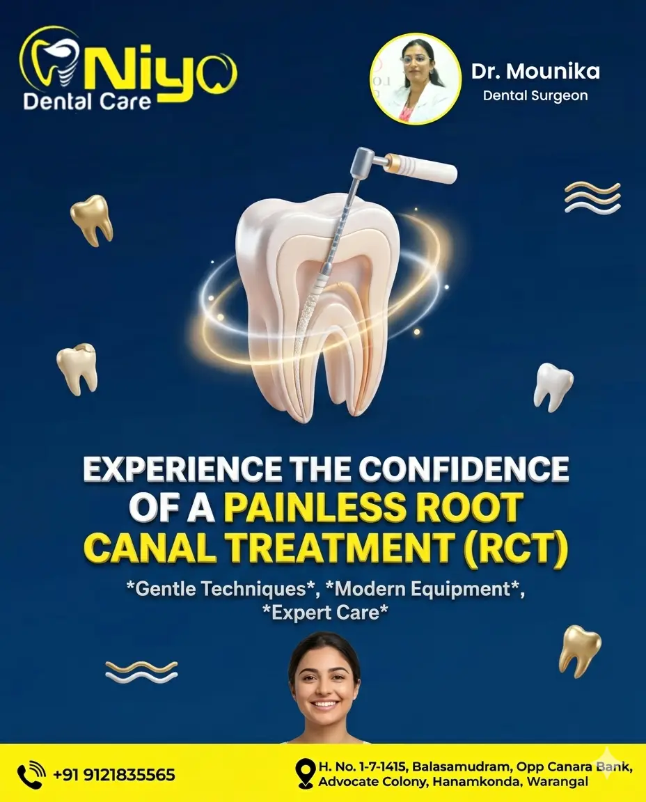 Painless Root Canal Treatment (RCT) in Hanamkonda & Warangal 🌟