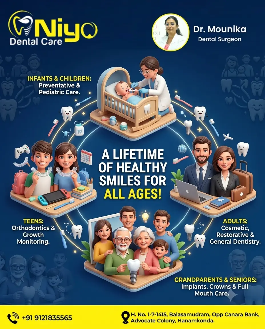 🌟 Healthy Smiles for the Whole Family at Niyo Dental Care! 🦷✨