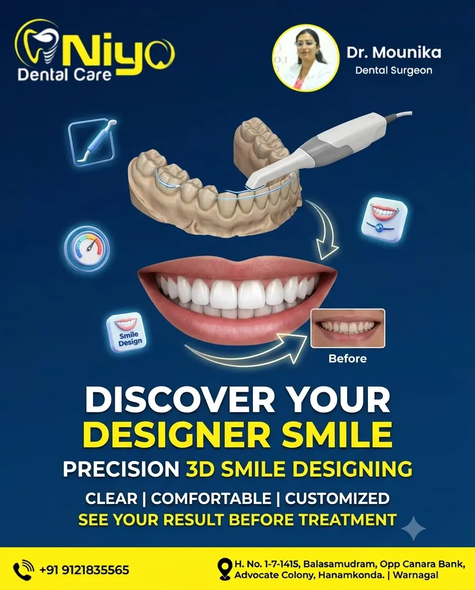 Transform Your Smile in 3D at Niyo Dental Care! ✨