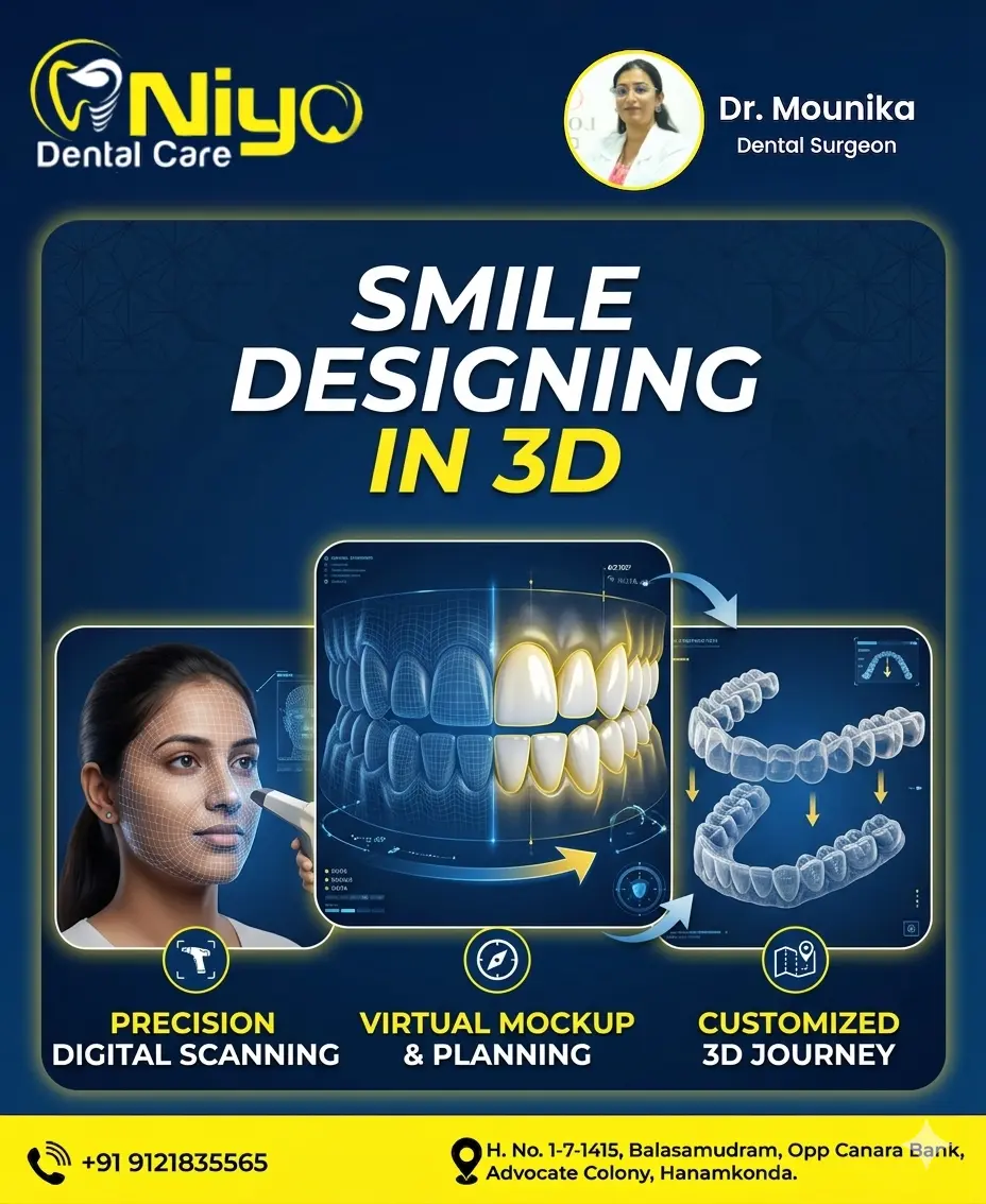 Transform Your Smile in 3D at Niyo Dental Care! ✨