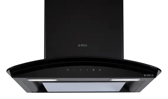 ELICA GLACE EDS HE LTW BK T4V LED