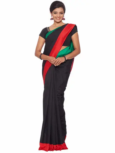 Black Art Dupion Saree
