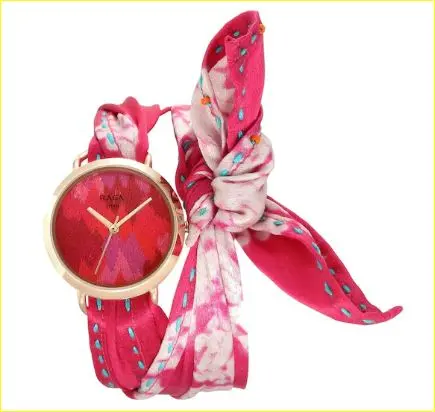 Raga Twirl Pink Dial Analog Watch