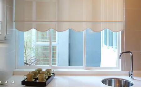 Off White Vertical Kitchen Blinds