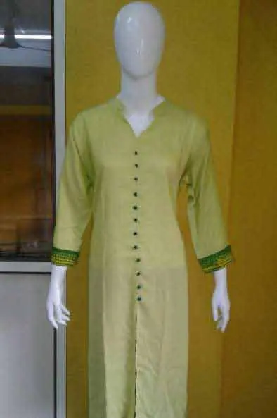 Green Button Up Long Sleeve Dress