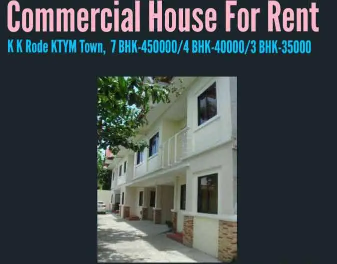 Kottayam Town 7 BHK-45000/4BHK-40000/3BHH/35000