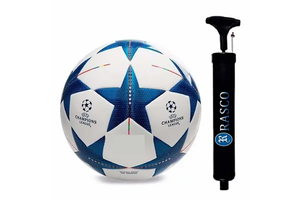 RASCO Combo Blue Star Football with AIR Pump