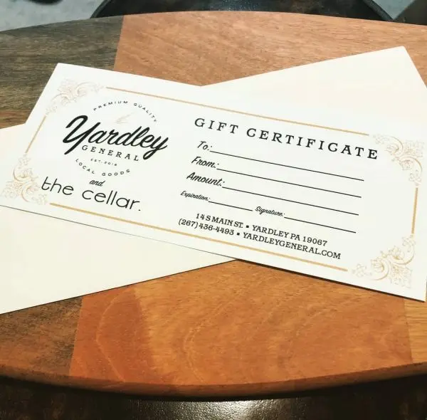 Gift Certificate $100