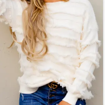 Fall Fringe Sweater