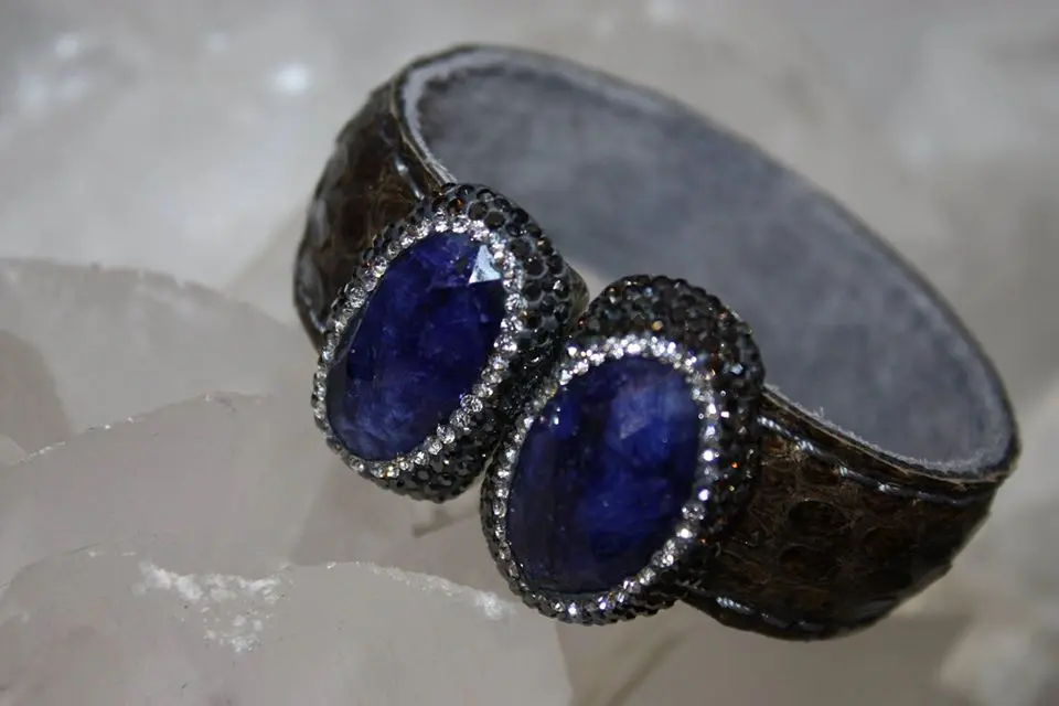  Sapphire bracelet set