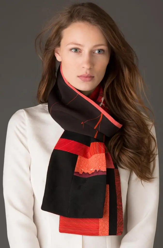 Vintage Kimono Silk Scarves