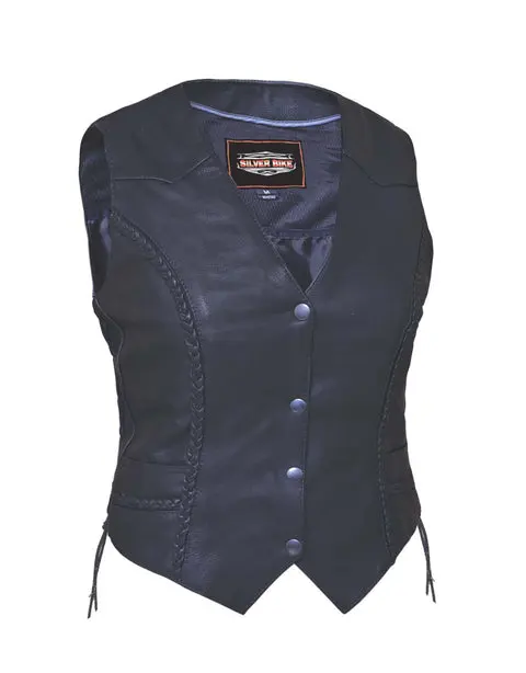 BRAIDED VEST WOMENS (LACE SIDES)