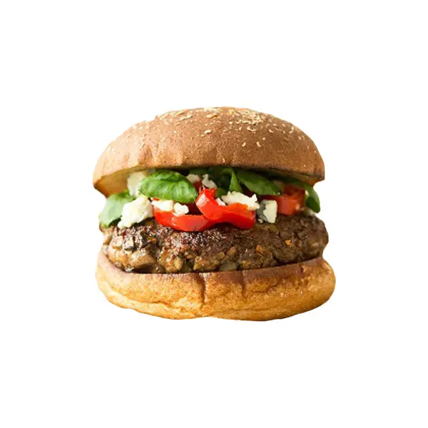 Feta Mushroom Burgers