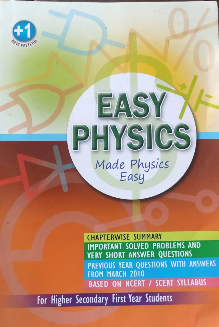 Easy Physics -Plus One -Nitha George SCERT Syllabus