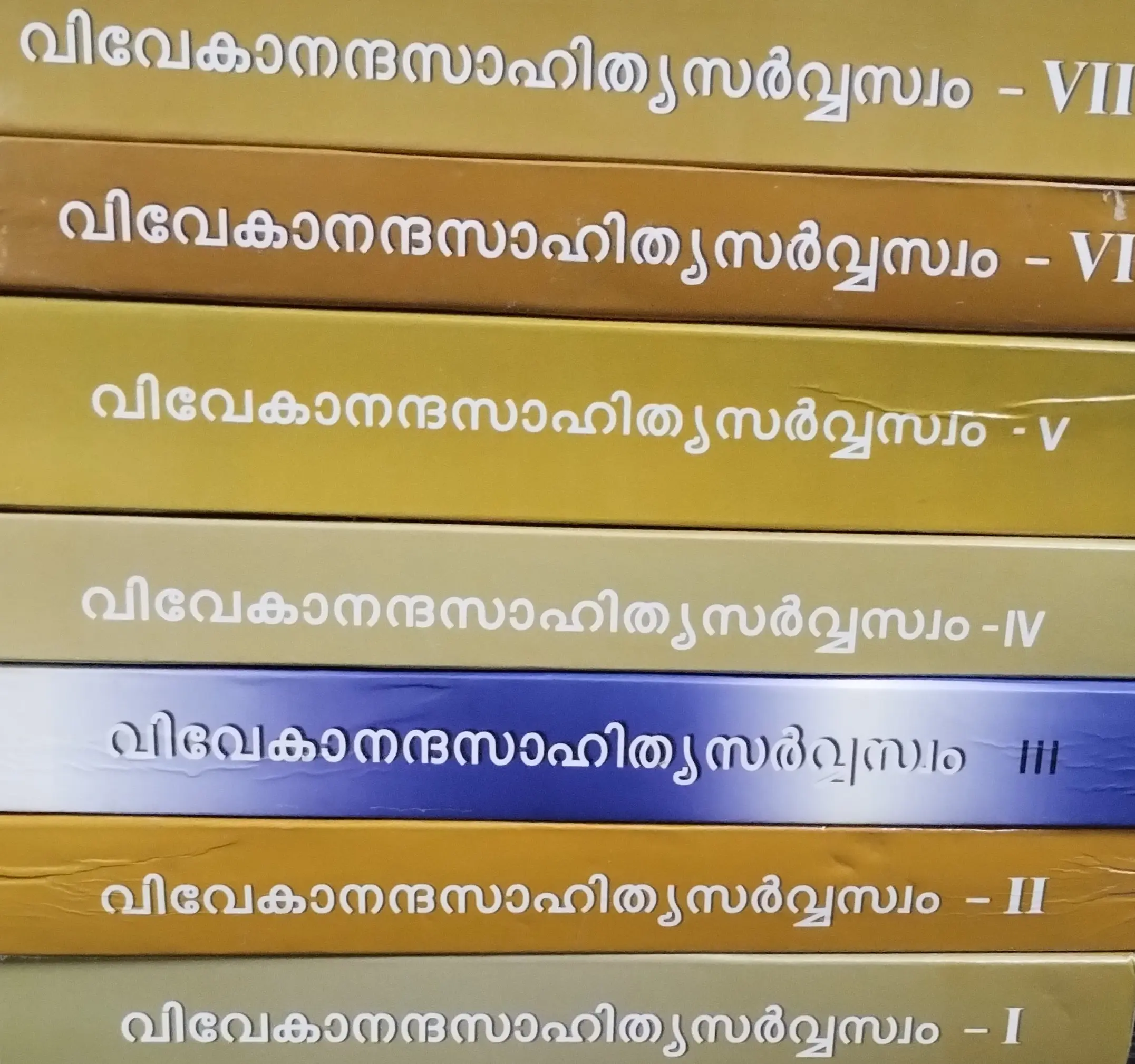 VIVEKANANDA SAHITHYA SARVASVAM Full set 7 Volumes