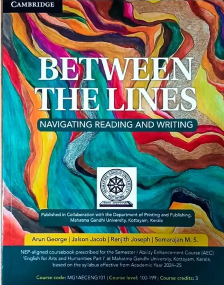 Between The Lines | Navigating Reading And Writing | MG1AECENG101 BA Semester1 Text Book