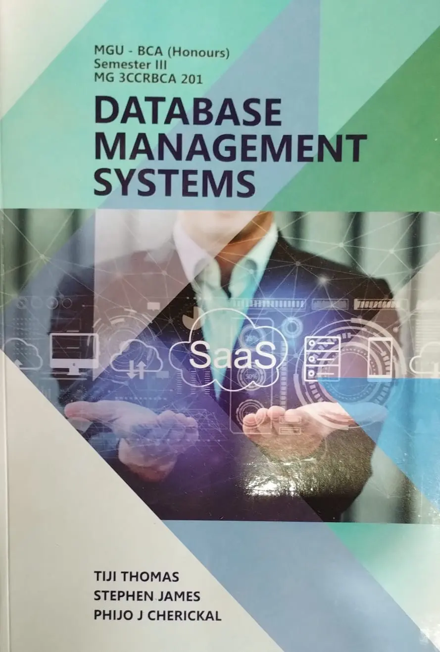 DATABASE MANAGEMENT SYSTEMS |MG UNIVERSITY BCA HONOURS|SEMESTER 3