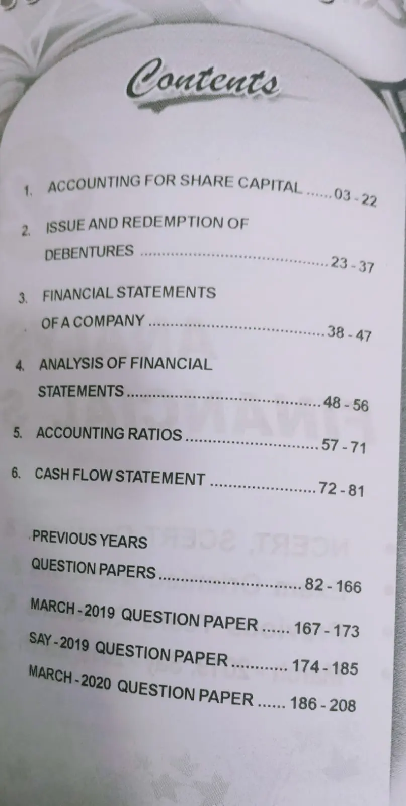 EXAM POINT ANALYSIS OF FINANCIAL STATEMENTS PART 2 ACCOUNTANCY PLUS 2