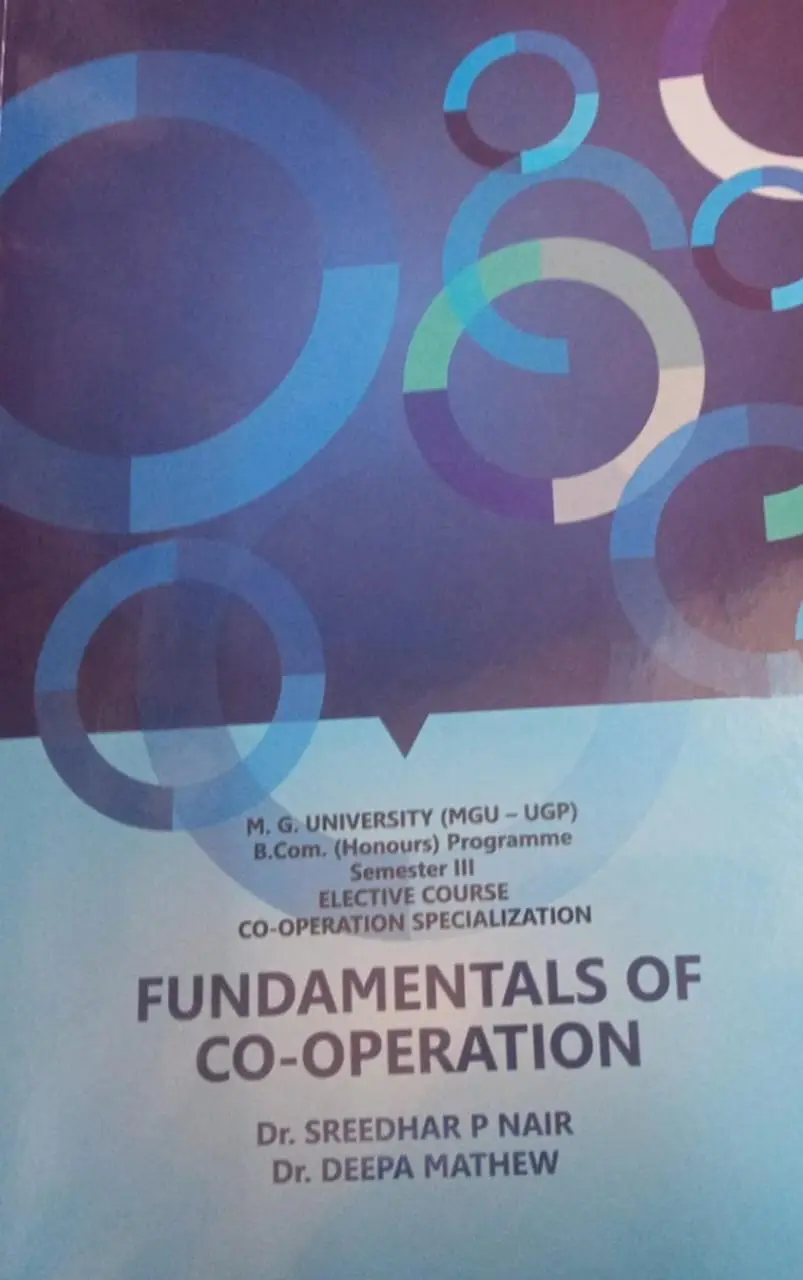 FUNDAMENTALS OF CO OPERATION B.com HONOURS | MG UNIVERSITY 3rd SEM.