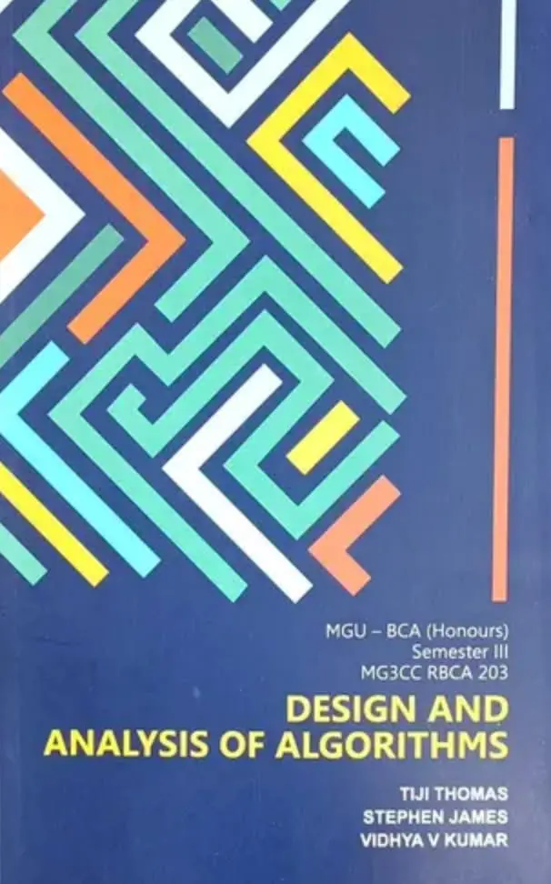 Design And Analysis Of Algorithms | MG University |BCA Semester 3