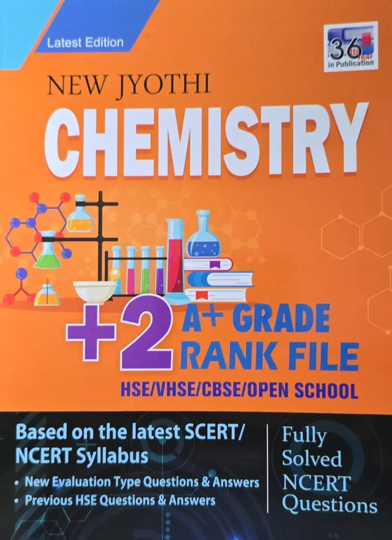 NEW JYOTHY PLUS TWO CHEMISTRY A + GRADE RANK FILE 2025-26