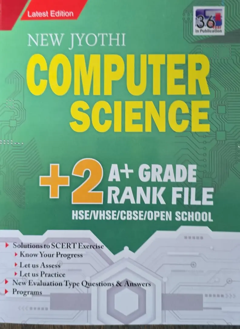 NEW JYOTHY PLUS TWO COMPUTER SCIENCE + GRADE RANK FILE 2025-26